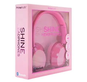 PrimeAudio Shine Headphones - Pink Chrome