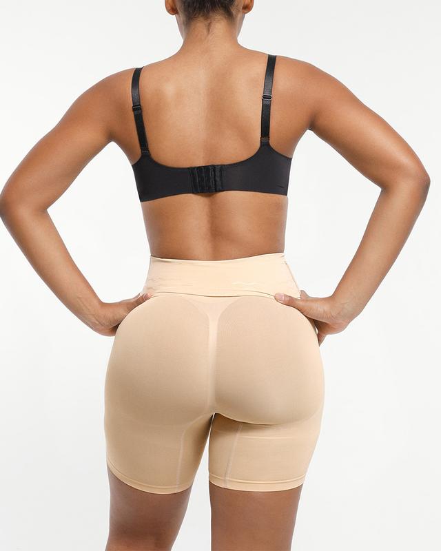 Shapellx Shapewear Sculpting Shorts for Women Seamless High Waisted Body Shaper Thigh Slimming Underwear