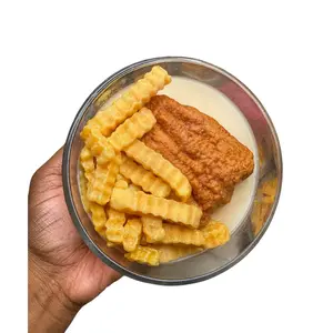 (WICK-LESS) FISH & CHIP CANDLE (fruit loop scented )