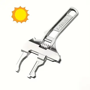 Large opening pipe wrench nut key adjustable wrench home repair tool wrench 6-68 millimeters universal maintenance bathroom manual tools