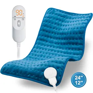 Heating Pad for Period Cramps, 6 Heat Settings, 4 Timer level, 12" x 24", Heat Pad for Back Waist Shoulder, Christmas Gifts for Women & Men Mom Dad