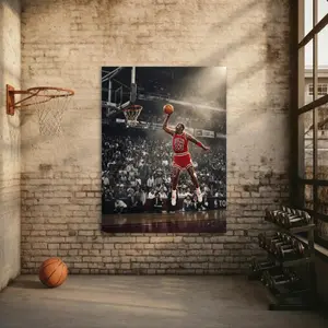M.Jordans Wall Art Vintage Poster  Sports Decor for Man Cave Gift, Office Decor