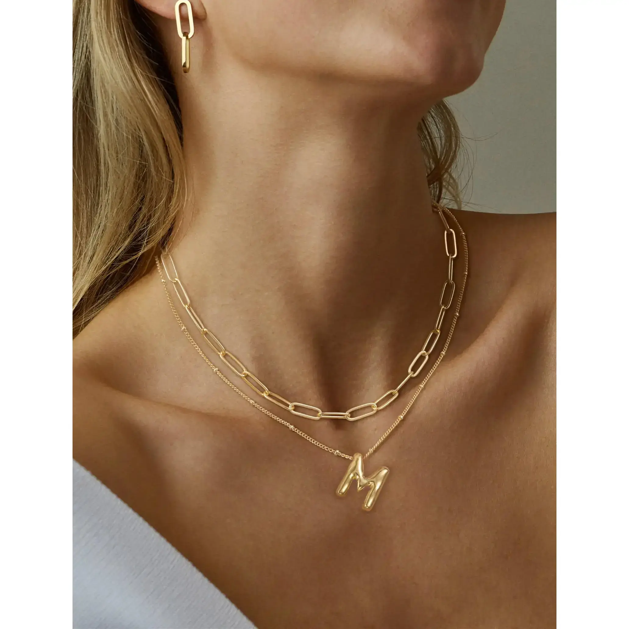 Layered Bubble Letter Necklace for Women, Balloon Initial Necklaces Personalized A-Z Alphabet Pendant Cute Name Choker Necklace Women Charm Jewelry Gift thali necklace, giftsGift Layered Bubble Letter Necklace for Women, Balloon Initial Necklaces Personalized A-Z Alphabet Pendant Cute Name Choker Necklace Women Charm Jewelry Gift thali necklace, giftsGift