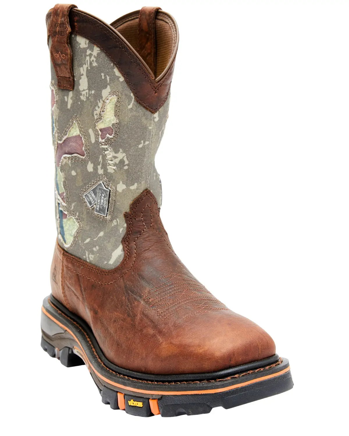 Cody James Men's Men'S 12" Camo Decimator Western Work Boot Soft Toe - Bcj00spw118