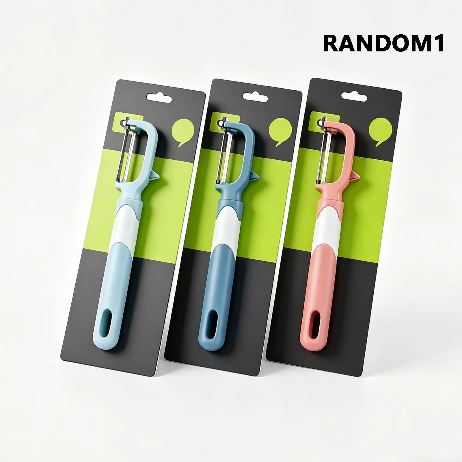 Multicolor Vegetable Peeler, Sharp Stainless Steel Blade with Comfortable Handle, Ideal for Peeling Potatoes, Apples, Carrots and Fruits, Dishwasher Safe Kitchen Tool