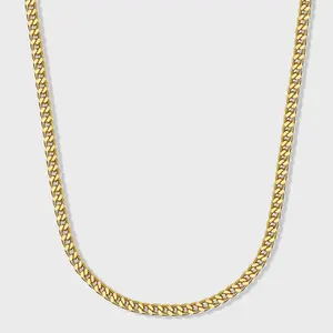 Franco Chain + Bracelet (Gold Plated) - 3mm