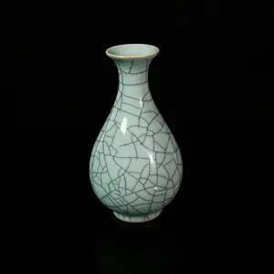 Crack Design Vase, Handmade Ceramic Vase, Decorative Vase for Home Living Room Bedroom Dining Room, Home Decor, Gift Ideas