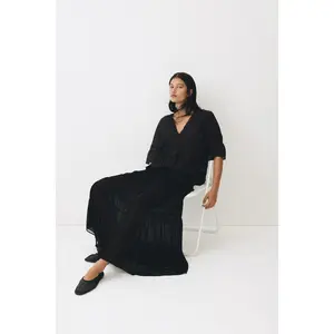 H&M Tiered maxi skirt