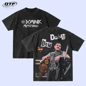 Dominik Mysterio WWE T-Shirt, Dirty Dom Daddy Dom Shirt, Vintage Washed WWE Graphic Tee, Retro Judgment Day Shirt, Double Sided Wrestling Tee, Gift for WWE Fans, Streetwear Oversized Washed Tee, WWE Event Outfit, Gift for Him, Dirty Dom Merch