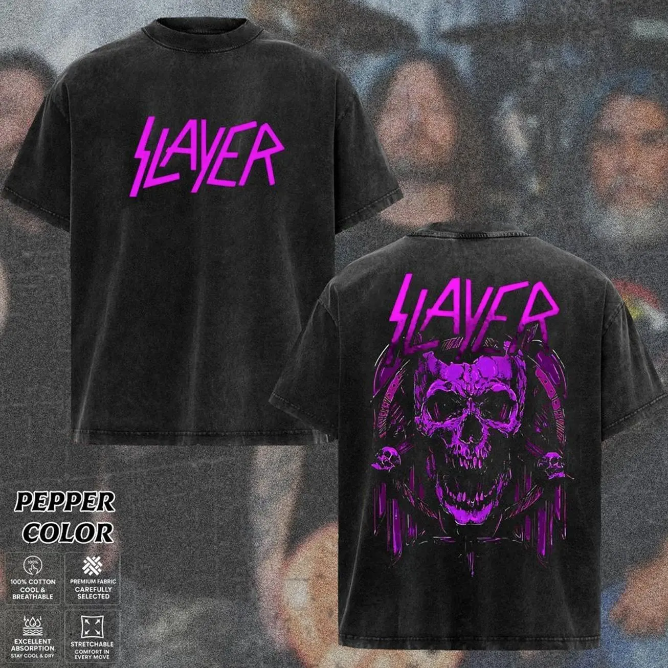 [COLLECTION] Slayer Band T-Shirt Collection, Old School Thrash Metal Graphic Tee, Hellfire Skull Heavy Metal Shirt, Dark Satanic Rebellion Aesthetic Band Merch, Distressed 80s Speed Metal Graphic T-Shirt, Gift for Metalheads, Merch for Men & Women DCK KKI