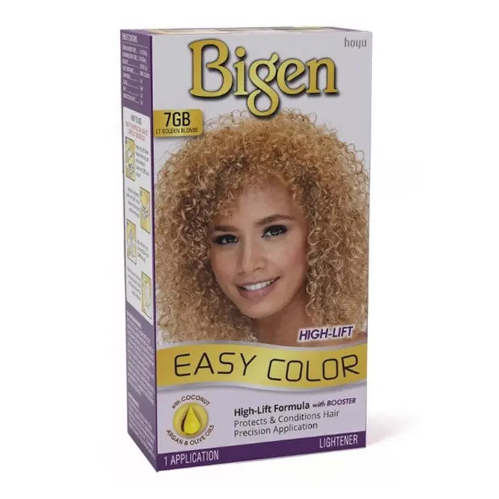 Bigen Women Easy Color High Lift Lightener Hair Color, 7GB LT Golden Blonde, 1 Ea