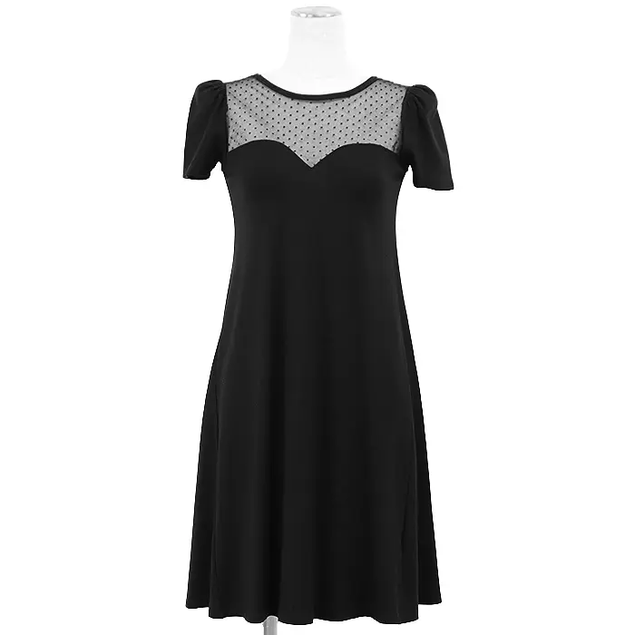 white christmas dresses RED Valentino Sheer Silk Cocktail Dress |M|IT44| US8| – CLOSET1951SF main image 1