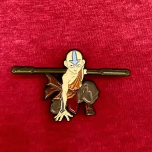 Aang Soft Enamel Pin 1.5” Avatar: The Last Air Bender