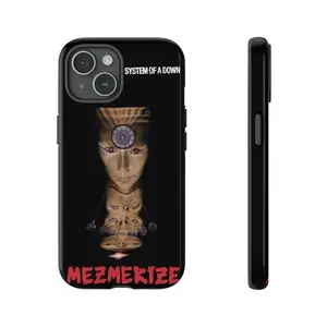 System Of A Down Mezmerize Album Art Custom Polycarbonate Rubber Cellphone Casing - Heavy-Duty Shockproof Protective Cover with Resistance for iPhone 11-17 Pro Max Plus Mobile Accessories, Premium Protection