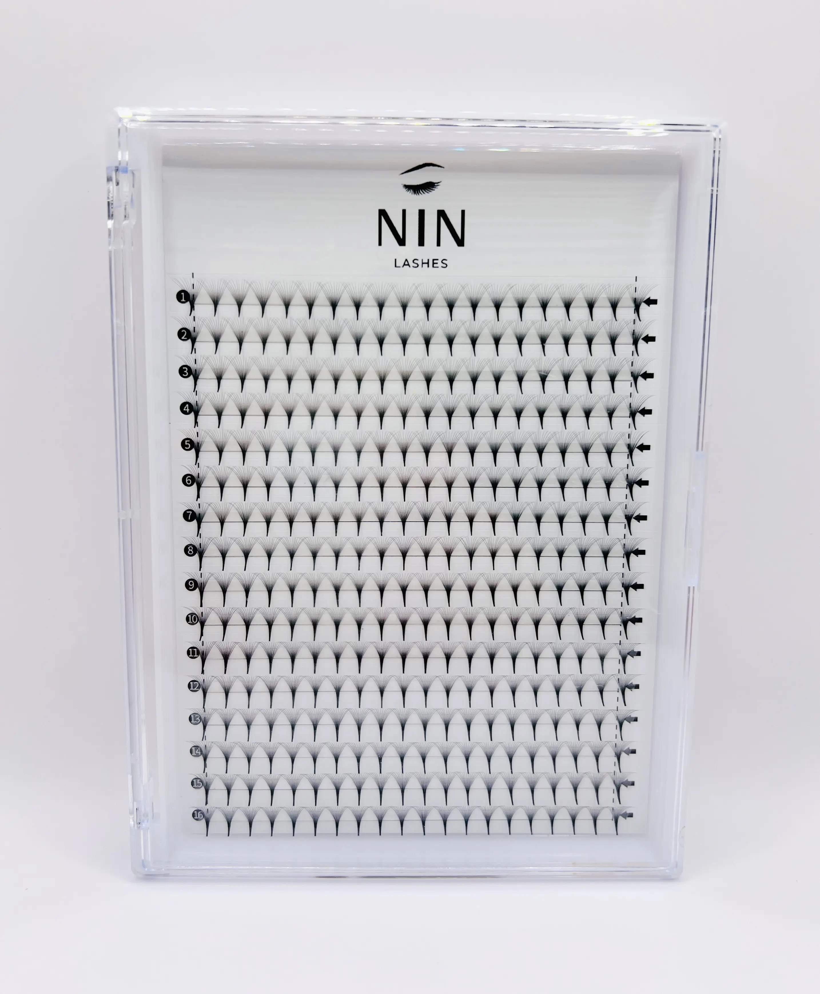 8D Promade Fans Tray for Lash Artists (320 Fans) Eyelashes Makeup