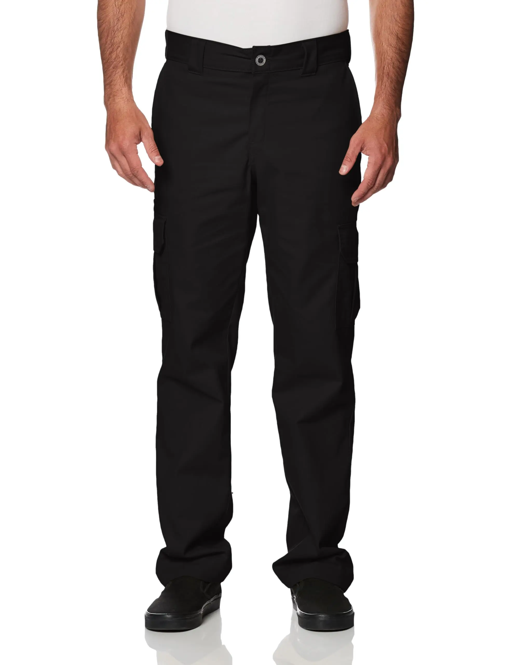 Dickies Men's Flex Regular Fit Straight Leg Classic Cargo Pants - Menswear, Cotton Fabric, Multiple Pockets, Moisture-Wicking Twill Work Pant with Stain-Release Finish