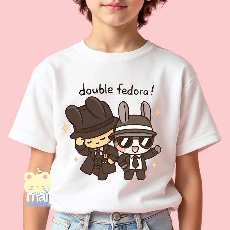 [Sale Up To 50%] Roblox Forsaken Chase Mafioso Unisex 100% Cotton T-Shirt, Video Gamer Boys Birthday Gift Present Double Fedora Elliot