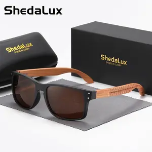 ShedaLux new wooden sunglasses unisex sunglasses outdoor travel bamboo wood glasses