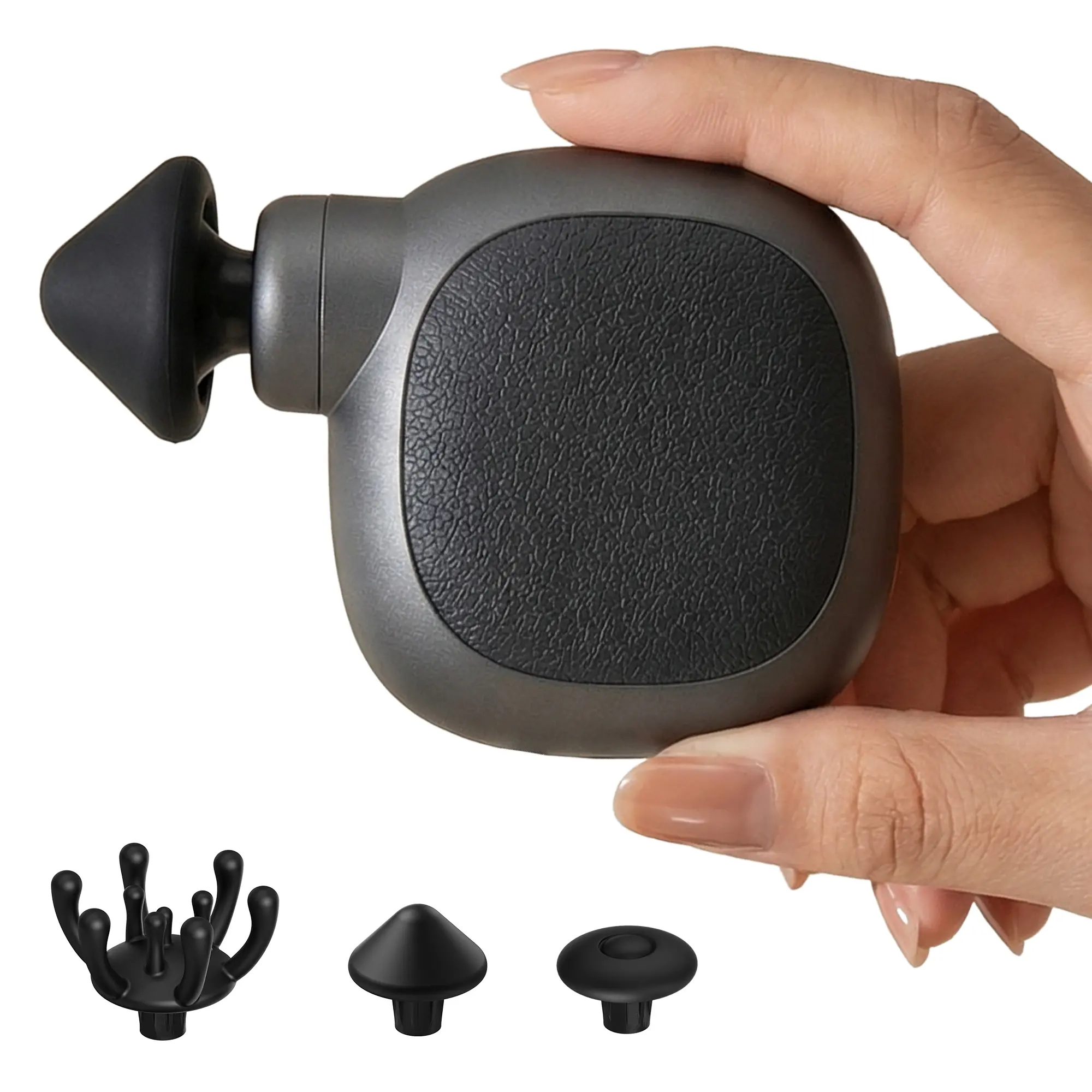 Mini Massage Gun, 4-Speed Portable Handheld Electric Massager for Head, Face & Neck, Pain Relief, Relaxation and Recovery, Gift
