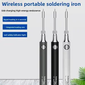 Rechargeable Mini USB Electric Soldering Iron Set, 5V8W Portable Tools and Gadgets for Household Manual DIY Welding (Hand Tools Kit)
