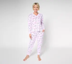 Peanuts Marshmallow Sweater Knit Pullover and Jogger PJ Set