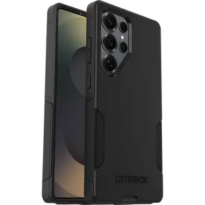 Black Rugged Galaxy S25 Ultra Case| OtterBox Commuter Series