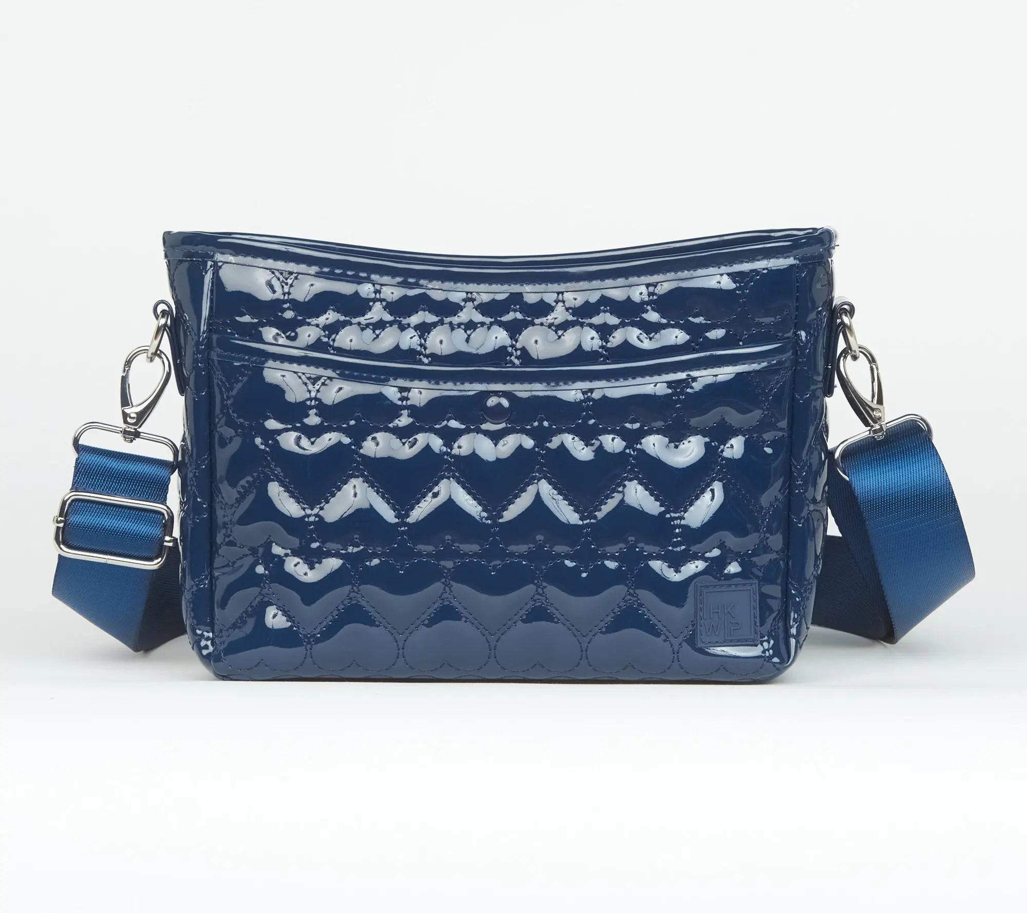 IHKWIP Mini More Love Heart Quilted Messenger Crossbody IHKWIP Mini More Love Heart Quilted Messenger Crossbody