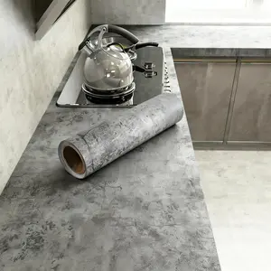 Cement Stickers, Self-Adhesive Waterproof Retro Old Mottled Pattern, Dark Wallpaper, Textured Wall Paper, Industrial Style Decor