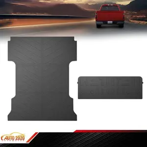TPE Floor Mats Fit For 2021-25 Ford F-150 Tailgate Liner TPE Truck Bed Liner 6.5FT Bed Mat