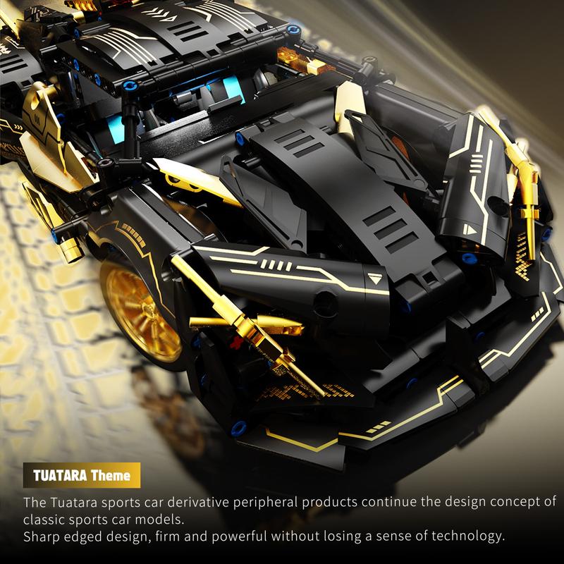 Sports Car Building Blocks Toys, 1:14 Scale Adult Challenge Racing Car Model Building Set, Birthday Gifts for Adult, 1224 Pieces