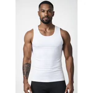 SculptMen™ Compression Tank - White