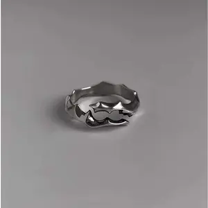 [Limited time event] Irregular ring for men, design, cool style, niche, open index finger ring, fashionable and simple design