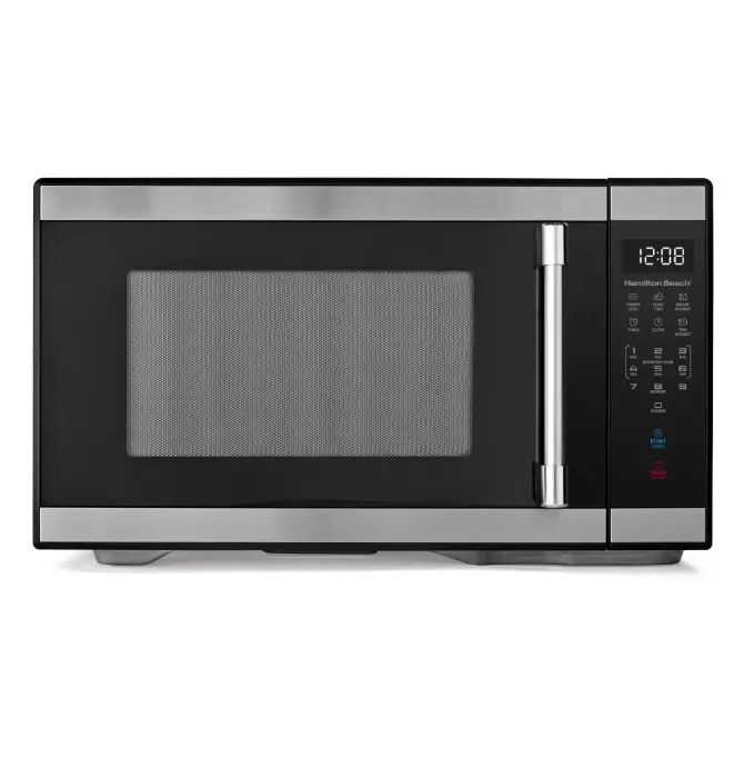 Hamilton Beach 1.1 Cu Ft Countertop Microwave Oven, Stainless Steel