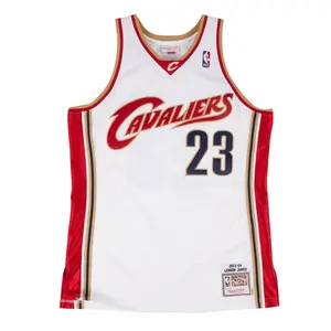 Mens Mitchell & Ness NBA Authentic Jersey 2003 Cavaliers LeBron James #23
