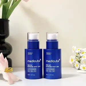 Medicube One Day Exosome Shot 2000 Serum, Gentle Triple Acid (AHA BHA PHA) Exfoliating Serum with Lacto Exosome for Sensitive Skin