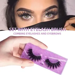 [#109]Handmade Thick 3D Long Eyelash Makeup,Long, curly, soft synthetic false eyelashes