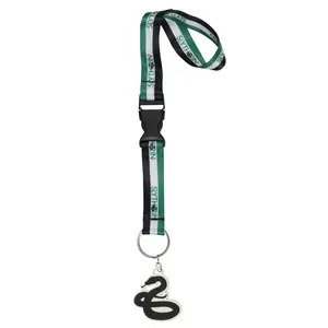 Harry Potter Slytherin Hogwarts Wristlet Keychain Breakaway Lanyard Wrist Strap for Keys, ID Badge, Wallet, Cell Phone
