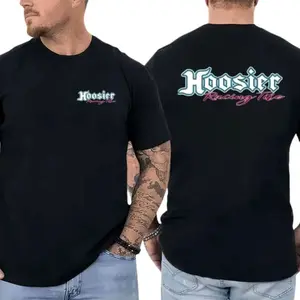 Hoosier Racing Tire Logo Men's T-Shirt Streetwear Graphic Tee For Men Available In Various Sizes Popular Motorsport Casual Top O33
