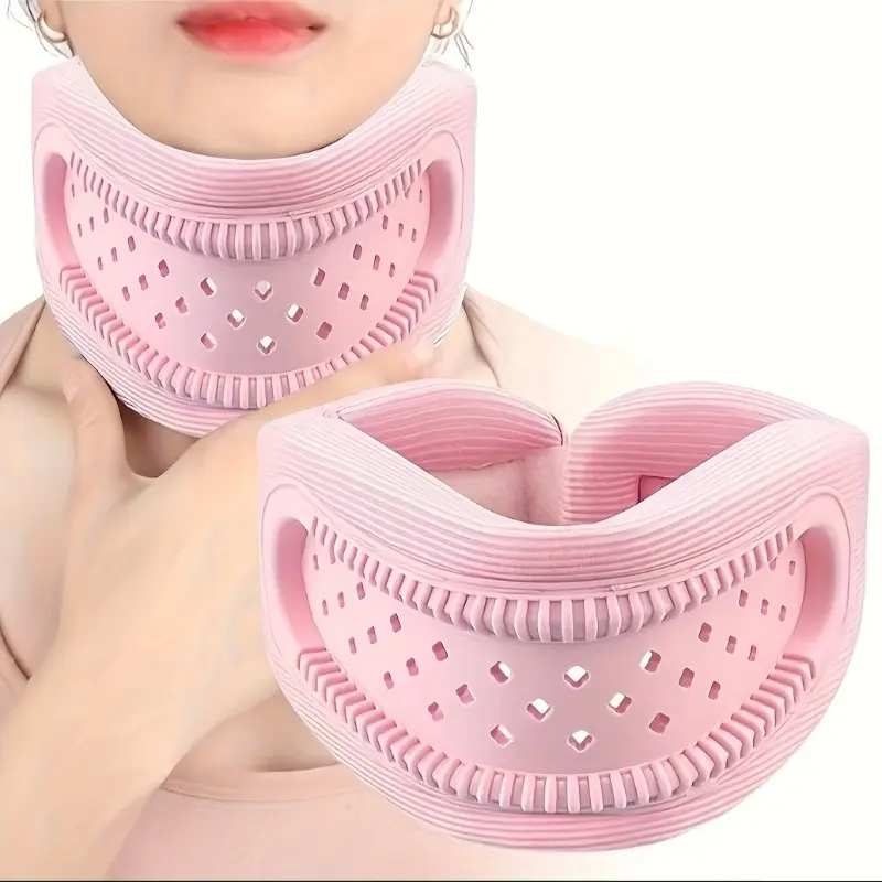3D U-Shaped Neck Pillow - 3D Support Breathable Neck Pillow, Neck Protection Essential for Travel, Office & Naps, Ergonomic Design for Pressure-Free Neck