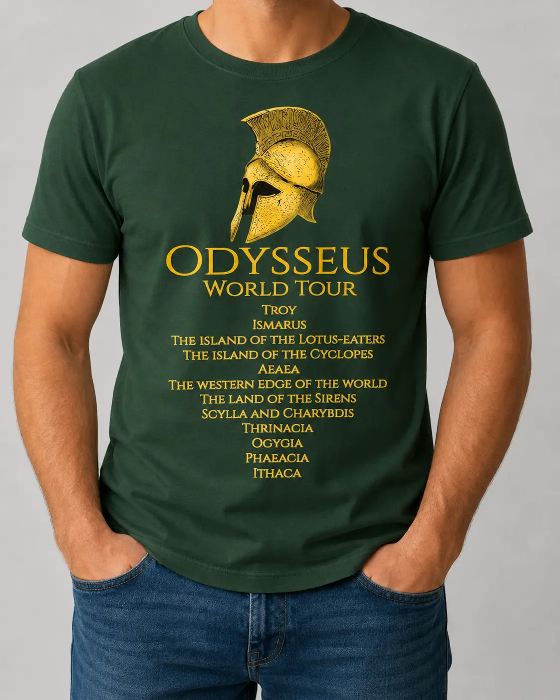 Legend of Ithaca T-Shirt – Honor Greek Mythology with Timeless Style
