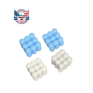 Bubbles Candles 4 pack (Blue and White Color).