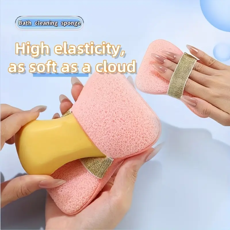 Elastic Soap Holder with Strap | Non-Slip Grip Bath Sponge for Better Shower Control