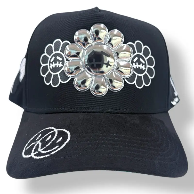 Gorra Murakami Chrome Estilo Hats Full Set Original Snapback Cap With Detailing for Bold Streetwear Style Hat