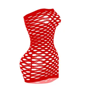 Narcisse Sexy Babydoll Lingerie for Womens Teddy Lingerie See Through Chemise Nightgown Mesh Bodysuit Fishnet Dress One Size