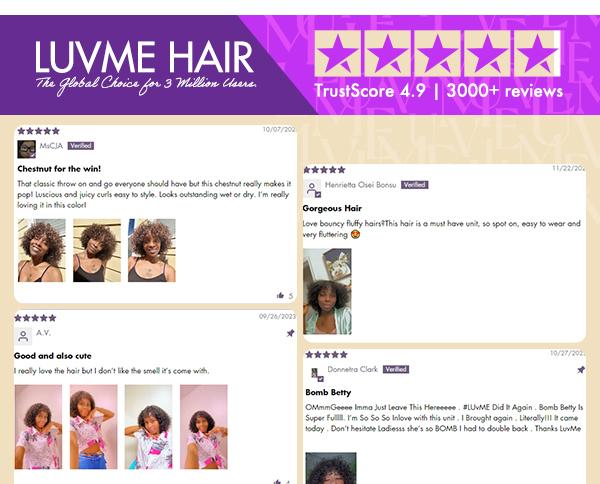 Luvme 100% Virgin Human Hair Ready To Go Tik Tok Viral Shaggy Style Super Double Drawn Short Curly Wig Limited Time Offer TikTok Exclusive #luvmenewarrivals