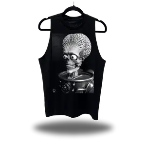 MARTIAN CLASSIC BLACK TANK TOP