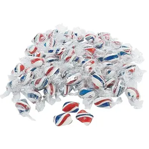 Patriotic Red White Blue Peppermint Candy Bulk 2 Lb - 172 Individually Wrapped Mints for 4th of July Party Favors | Memorial Day Veterans Day USA Celebrations | Kosher Certified Treats