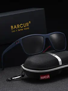 BARCUR Men's Fashion Uv400 Polarized Sunglasses, UV Protection, Ideal for Vacation Street Photography, Sporty Style, Perfect Gift
