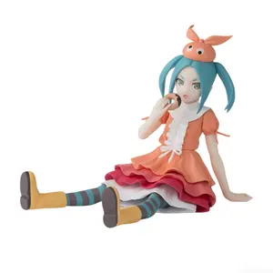 10cm Monogatari Series Yotsugi Ononoki Noodle Stopper PVC Official Anime Figure Figurine Collectible Model Table Ornament Fan Collection Holiday & Birthday Gifts