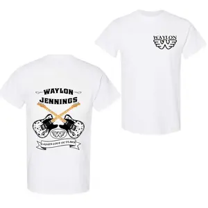 Waylon Jennings Vintage Unisex 2 Side T-Shirt, Waylon Jennings Tee, Gift For Fans, Country Music Tee, Outlaw Country Tee
